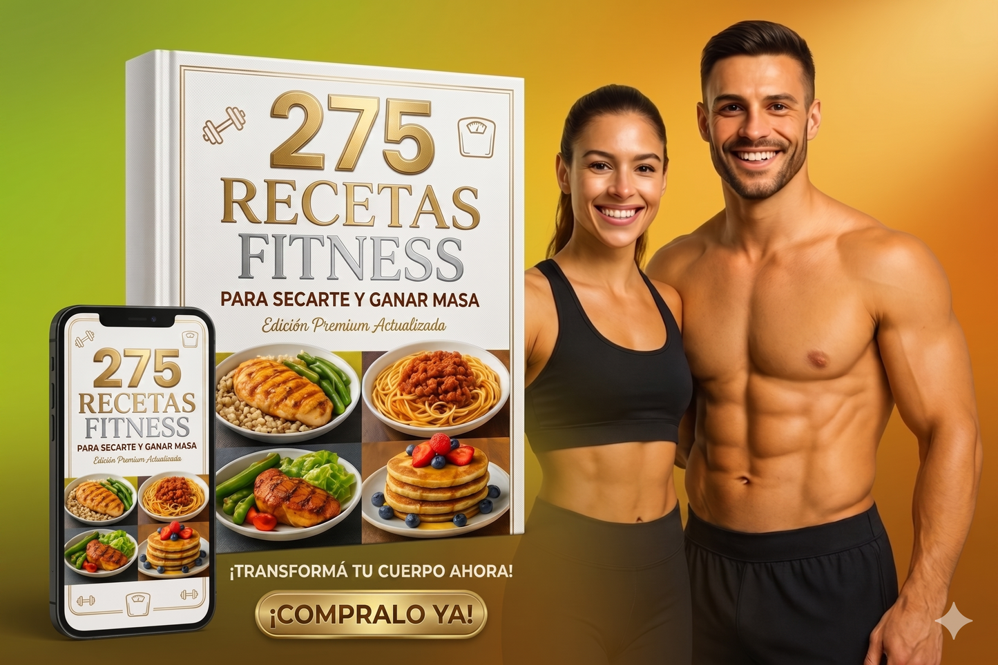 '+275 Recetas Fitness Prácticas y Económicas PLAN BASICO